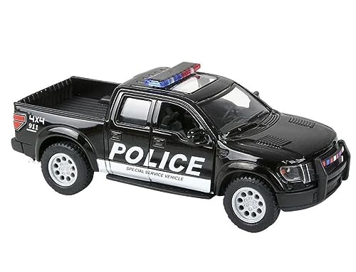 KiNSMART 2013 Ford F-150 SVT Raptor Supercrew Police Edition 1:46 Scale Die Cast Metal Model Toy Truck