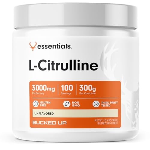 Bucked Up L-Citrulline 3000mg Powder, Essentials (100 Servings)