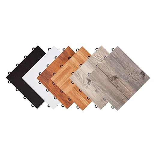 IncStores 12" x 12" Practice Dance Tiles (Dark Maple, 52-12"x12" Tiles)