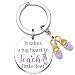 Wrpixe Dance Teacher Appreciation Gifts Teacher Keychain Dance Gifts for Women Female Dancer Gift for Teachers from Students Christmas Presents for Her Dancer Accessories
