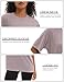 Kinglaman 5 Pack Workout Oversized T Shirts for Women, Short Sleeve Plus Size Baggy Dry Fit Athletic Gym Shirts Tops Tees 1 Black 1 Dark Pink 1 Blue 1 Ash Grey 1 Green Large