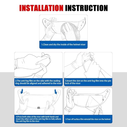 Image of PSLER Helmet Visor for R330 T520 ST1400 R1 Air 391,(Film&Gold Red) | Impact-Resistant ,UV400 Protection, Motorcycle Tinted Face Shield for R330 T520 ST1400 R1 Air 391,Visor Replacement