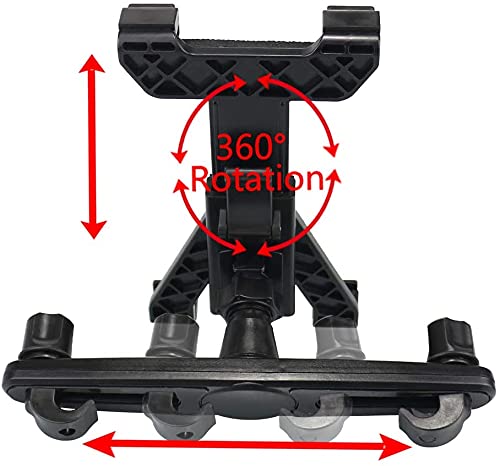 Pldhpro Tablet Holder For Car Back Seat Headrest Mount Cradle Adjustable Stand 360° Rotation Compatible With Ipad Air Ipad Mini Samsung Huawei And All 7"-10.5" Tablets2 #TOP3