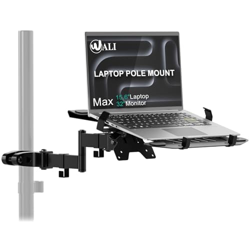 WALI Adjustable Laptop Pole Mount
