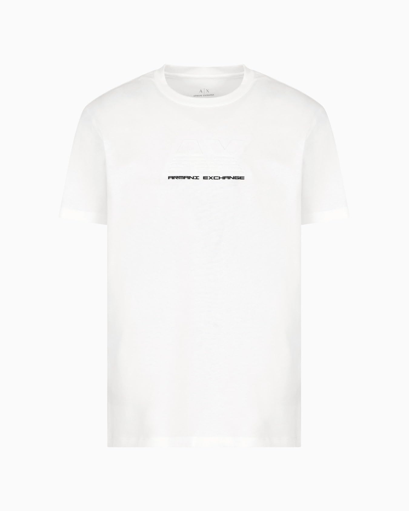 Armani Exchange Men's Utility Edge, Sustainable, Embossed and hd Logo,Regular Fit,White,XXL