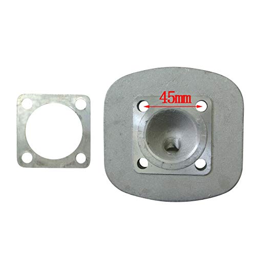 Image of 47mm(1.85in) Cylinder Head Piston Kit with Carburetor for 66cc 80cc 2 Stroke Engine Motorized Bicycle Bike Motor