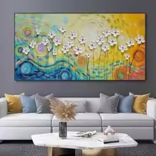 Impressions sur toile colorees d'art mural pour illuminer votre decoration de salon