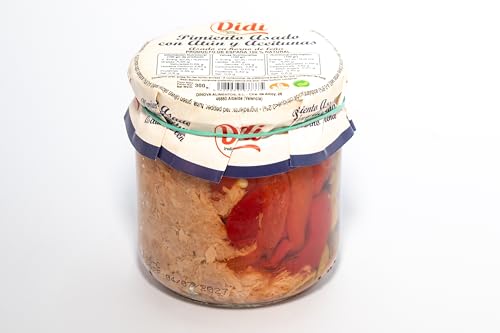 DIDI ENSALADA PIMIENTO ASADO, ATUN CLARO Y ACEITUNAS TARRO 300GR
