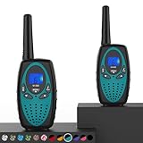 Topsung M880 Walkie Talkies for Adults (Blue 2 Pack)