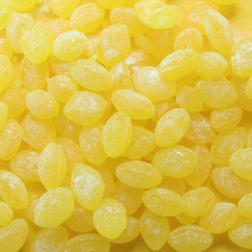Claey's Old-Fashioned Sanded Lemon Drops By The Amish Eco-Farm | Hard Candy | 10 Lbs Box #TOP4