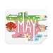 May Month Season Illustration Cleaning Cloth Screen Cleaner 2pcs Suede Fabric