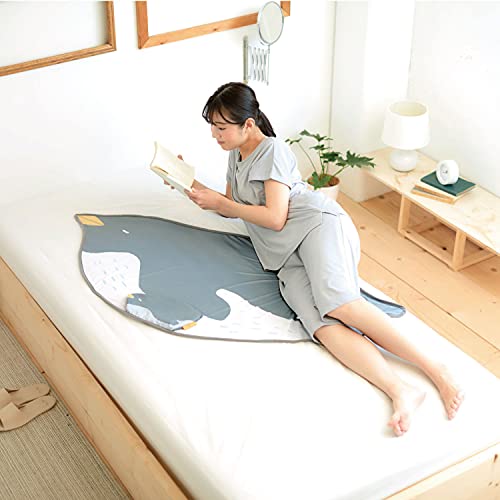 東洋ケース ひんやりすやすやブランケット しろくま ぺんぎん くじら COOL-ANB3 接触冷感 ブランケット (ぺんぎん) [3]