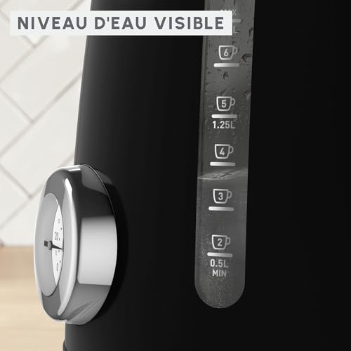 Bouilloire électrique Moulinex Soleil BY3558E0 Contrôle de température - vue 6