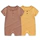 JELYLOVE Solid Unisex Kurzarm Baby Jungen Mädchen Spieler 2er-Pack Baumwolle Weich säuglingskleidung 0-24 Monate