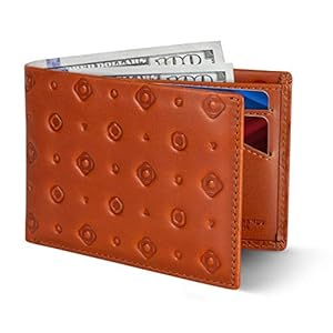 SERMAN BRANDS Mens Slim Bifold Wallet RFID Blocking Minimalist Front Pocket Wallets for Men – Thin & Stylish