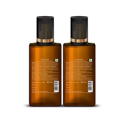 Image of Layer'r Shot Best Royal Fusion Body Spray For Men - 2 x130ml | Long Lasting Luxurious Skin-Friendly Fragrance | Premium Blend Areosol Perfume | Perfect for Every Occasion | Ideal Gift For Men