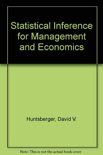 Buy Statistical Inference for Management and Economics Book Online at ...