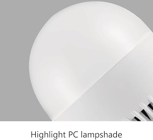 Miniatura 2 de AZURAOKEY Bombilla LED de emergencia recargable lámpara LED para el hogar 57912 W bombilla de emergencia recargable E27 linterna de campamento hogar