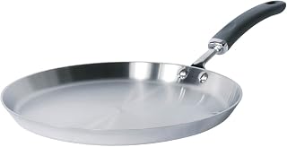 Meyer Trivantage Nickel Free Stainless Steel Triply Cookware Flat Tawa with Induction Base, 28cm