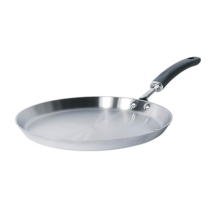 Meyer Trivantage Nickel Free Stainless Steel Triply Cookware Flat Tawa with Induction Base, 28cm