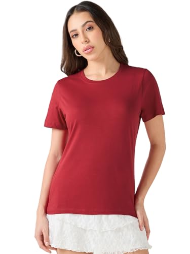 Image of Bewakoof Women's Slim Fit T-Shirt