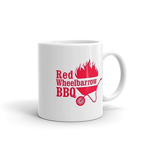 USA Network Mr. Robot Red Wheelbarrow BBQ White Mug - 11 oz. - Official Coffee Mug
