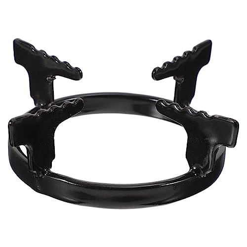 DINHEAROM 1pc Gas Stove Pot Stand Rack - Wok Support for Gas Hobs and Camping Stoves for Coffee Pots and More Versatile Burner Grate