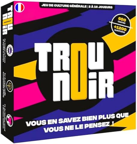 Trou Noir - Jeu de Societe - Jeu d'ambiance et de Stratégie - Quiz Culture Générale Entre Amis ou en Famille - Jeu de Société Adulte - Jeu de Cartes dès 14 Ans