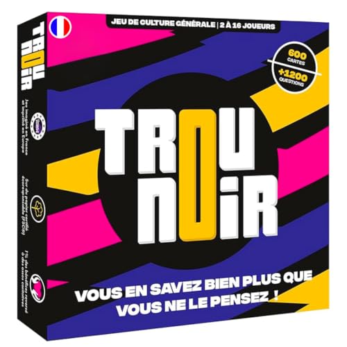 ATM Gaming Trou Noir - Jeu de Societe - Jeu d'ambiance et de Stratégie - Quiz Culture Générale Entre Amis ou en Famille - Jeu de Société Adulte - Jeu de Cartes dès 14 Ans