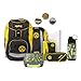 ergobag Pack Fußball Edition Schulrucksack Set inkl. Lunchset (Borussia Dortmund)