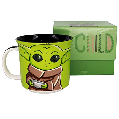 Caneca Baby Yoda Cerâmica Oficial Star Wars The Mandalorian
