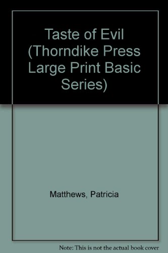 Image of Taste of Evil (Thorndike Press Large Print Basic Series)