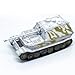 Tank Diecast Plastic Model, 1/72 Scale Jagdpanzer Tiger/P Model, Adult Toys and Gift,4.4 x 1.9Inchs