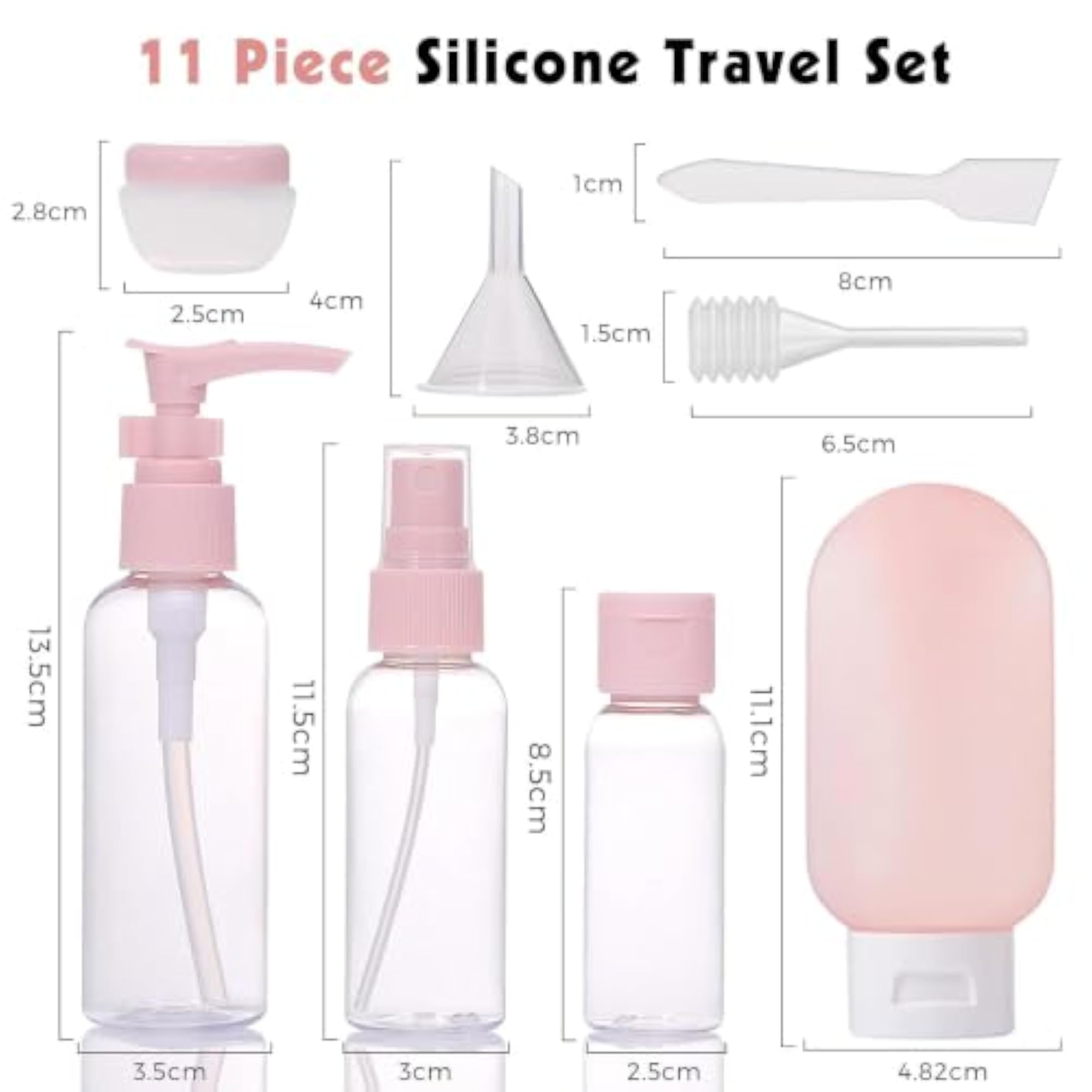 11 Piece Silicone Travel Set