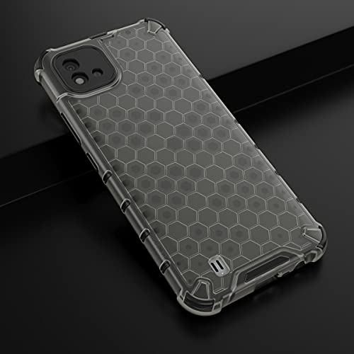 Image of Glasgow | for Realme C20 Stylish Look Pattern Back Case Cover for Realme C20 - Black