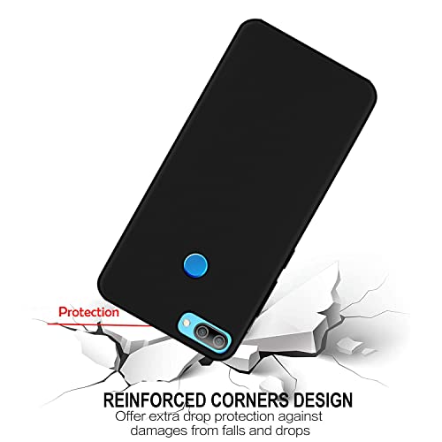 Image of HELLO ZONE Soft Back Case Cover for Honor 9N - Black