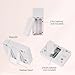 Refrigerator Thermometer, Digital Freezer Thermometer with 2 Wireless Temperature Monitor Sensors, Big LCD Display, Min/Max, Audible Alarm for Home Restaurants Fridge