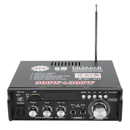 Amplificador De Audio Amplificador Receptor Estéreo Bluetooth Mini Amplificador De Potencia 2 Canales Receptor Estéreo Miniatura Integrado