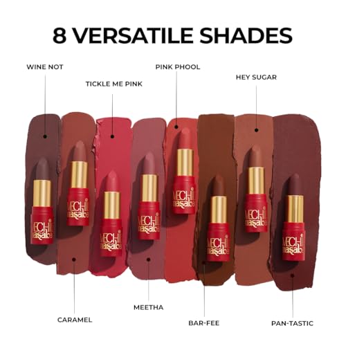 Image of LoveChild Masaba 90s Drip Meetha (Mauve) Luxe-Matte Lipstick with Intense One-Swipe Color Payoff in High-Pigment HD Creme Matte Formula, 4gm