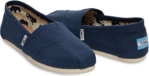 TOMS Womens Classics Navy Canvas 001001B07-NVY Womens 5.52