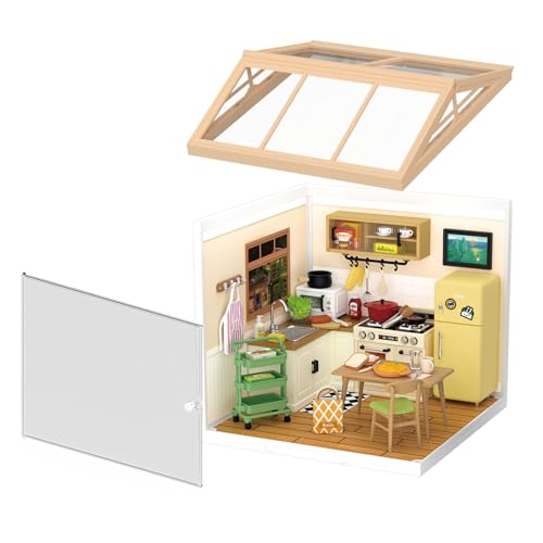 Rolife Super Creator House Building Playset Bundle- Kitchen, Roof & Door