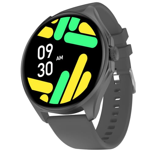 Image of Fire-Boltt Boltt Fire Apollo 2 Smartwatch 36.3Mm (1.43 Inch) AMOLED Display, Bluetooth Calling,100+ Sports Modes,Voice Assistant,Health Suite, IP67 Water Resistant, Smart Notifications. (Dark Grey)