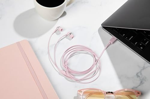 Image of Sennheiser CX 80U Wired in-Ear Earphones with in-Line Microphone, One Button Smart Control, Lightweight Design, USB Type-C, 3 Ear Tip Sizes, 1Y Warranty, Voice Control, Sakura