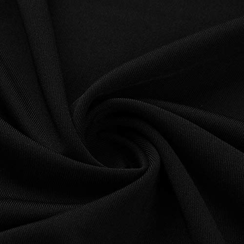 iYYVV Fashion Men\'s Casual Solid Loose Sweatpants Trousers Jogger Dancing Yoga Pant Black