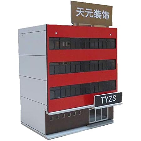 Amazon Nゲージ用低層ビル 屋上看板付き 塗装済キット 鉄道模型 通販
