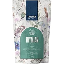 Tomillo (300 g) Monte Nativo | 100% puro y natural Tomillo seco | Para la preparación de infusiones o como ingrediente en deliciosas recetas | Hierbas aromaticas | Tomillo infusion
