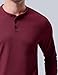 3 Pack Mens Waffle Henley Thermal Long Sleeve Shirts, Casual Fitted Fall Shirts for Men (Set 8, X-Large)