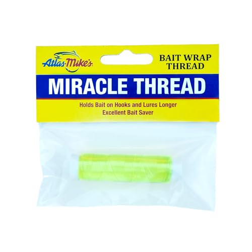 Atlas Mike's Miracle Fishing Thread, 100-Feet, Fluor Yellow (UV)