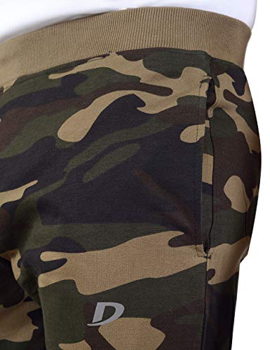 Image of DECISIVE Fitness Joggers Slim Fit Track Pant with 2 Pocket Track Pant for Men- Camo-Grey