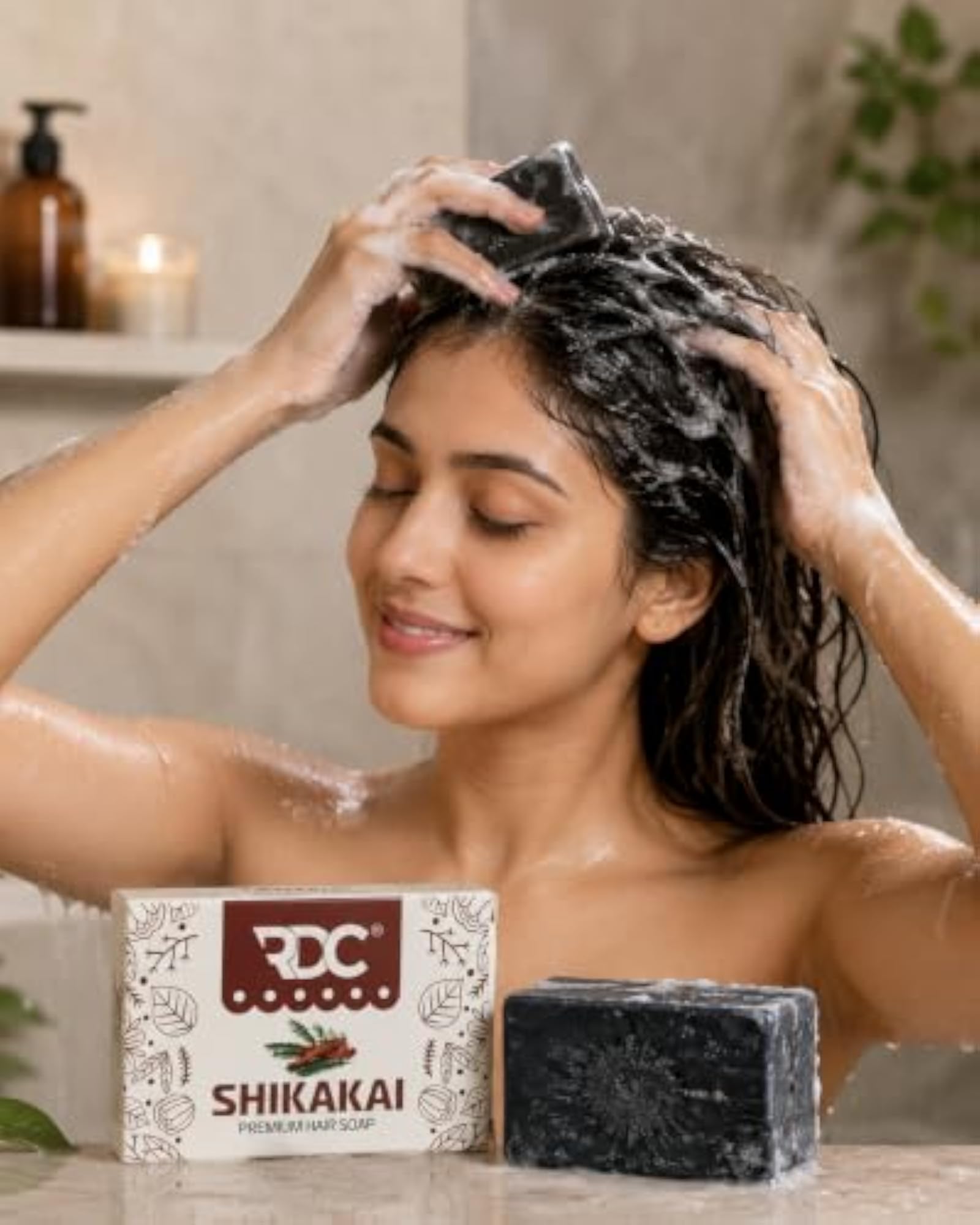 RDC Shikakai Premium Hair Soap, Natural Shikakai Extract 100g